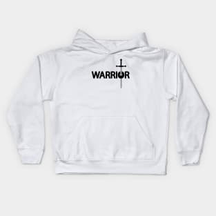 Warrior ready for war artistic design Kids Hoodie